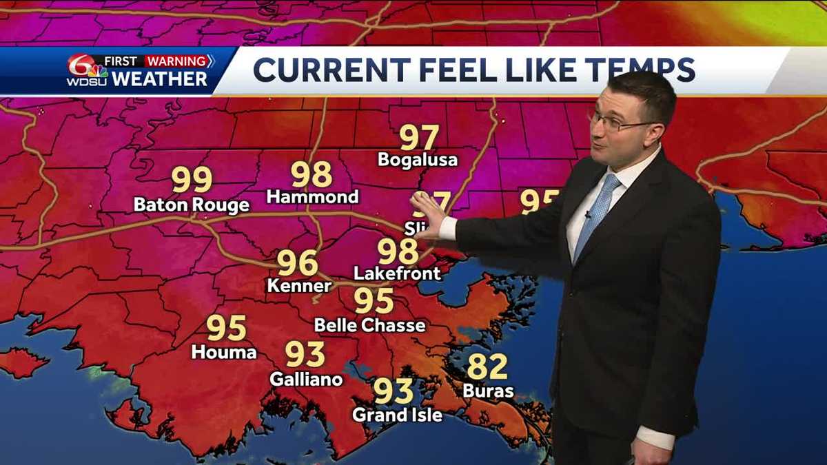 Another hot day to end the weekend