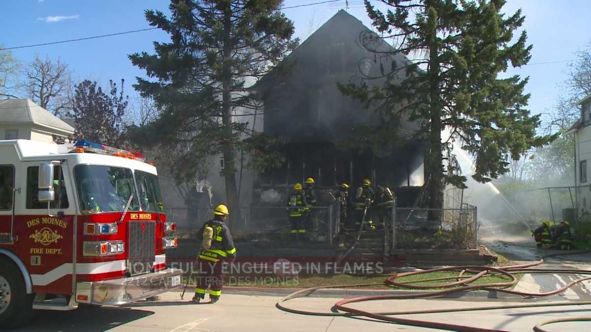 Multiple crews fight house fire