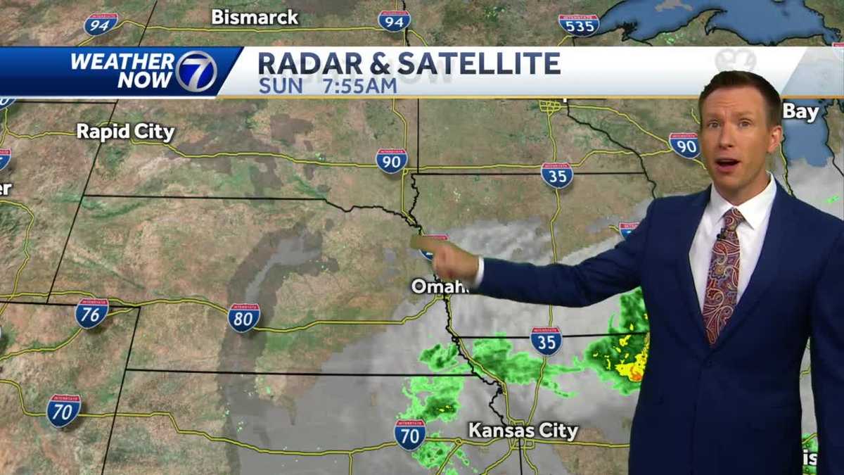 Rain disappears, humidity drops Sunday afternoon