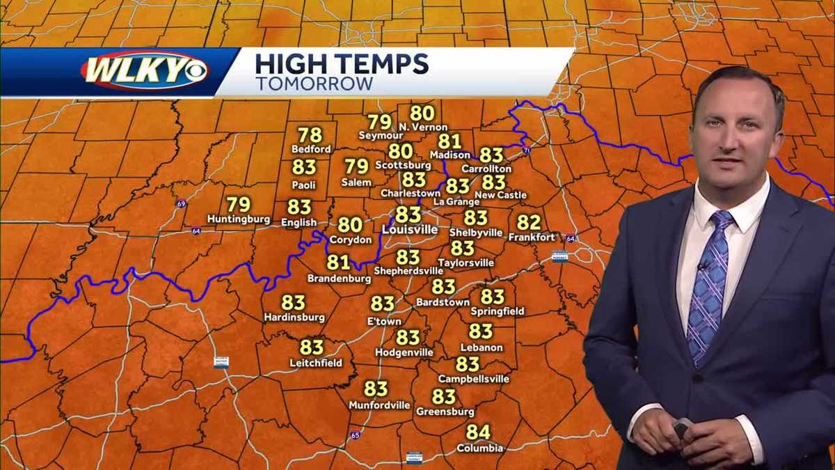 Rest of the week: A break from the heat & humidity