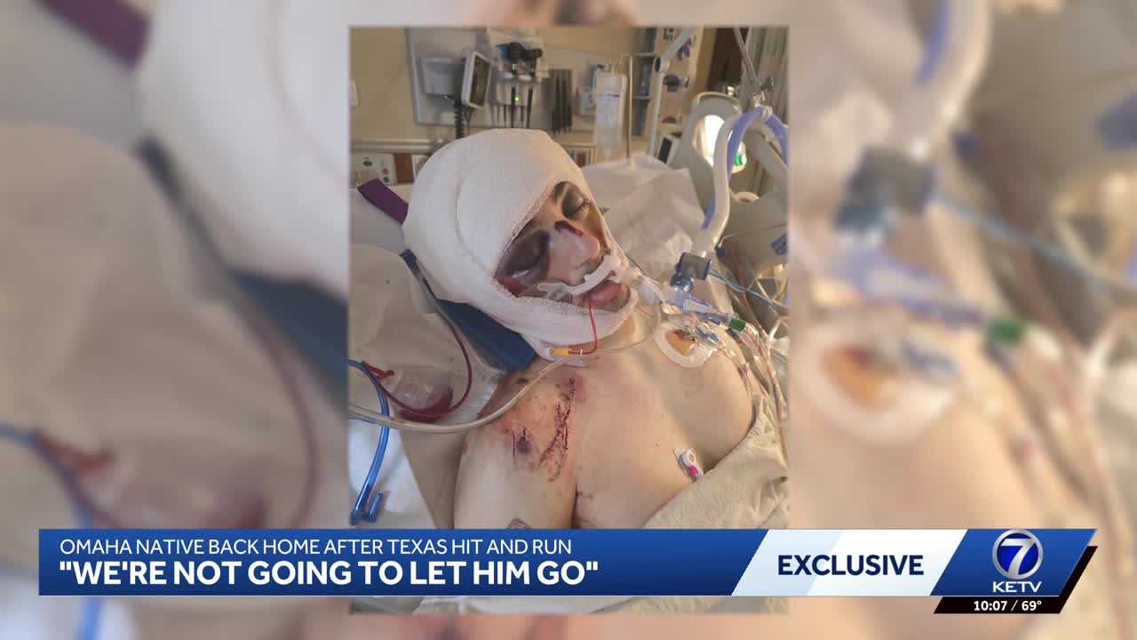Air Force firefighter from Omaha recovering at home after hit-and-run in Texas