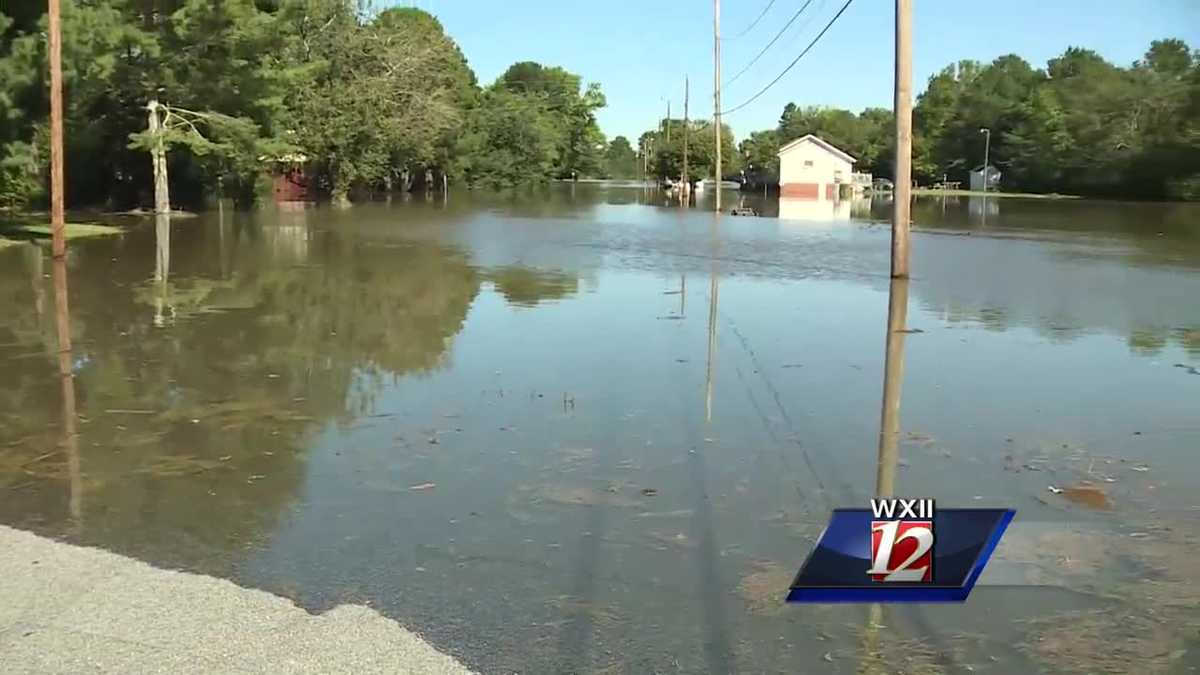 Matthew aftermath Flooding in Tarboro