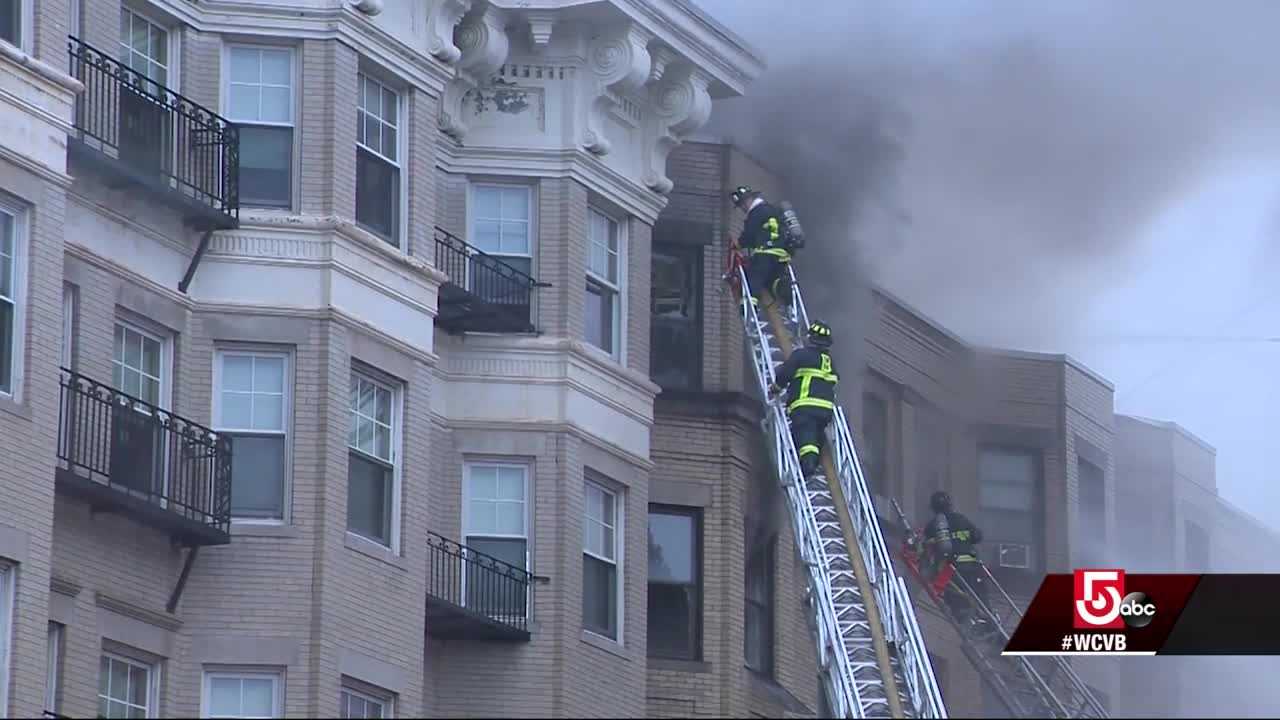 7-alarm Fire Guts Boston Apartment Building