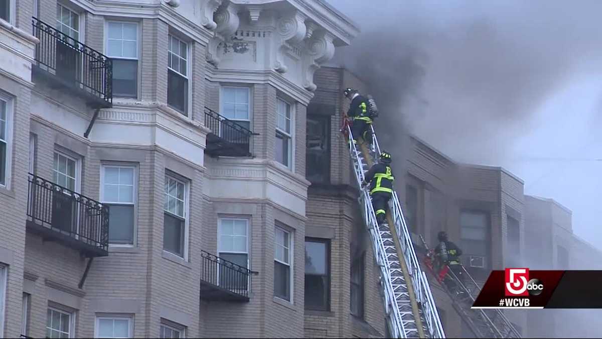 7-alarm fire guts Boston apartment building