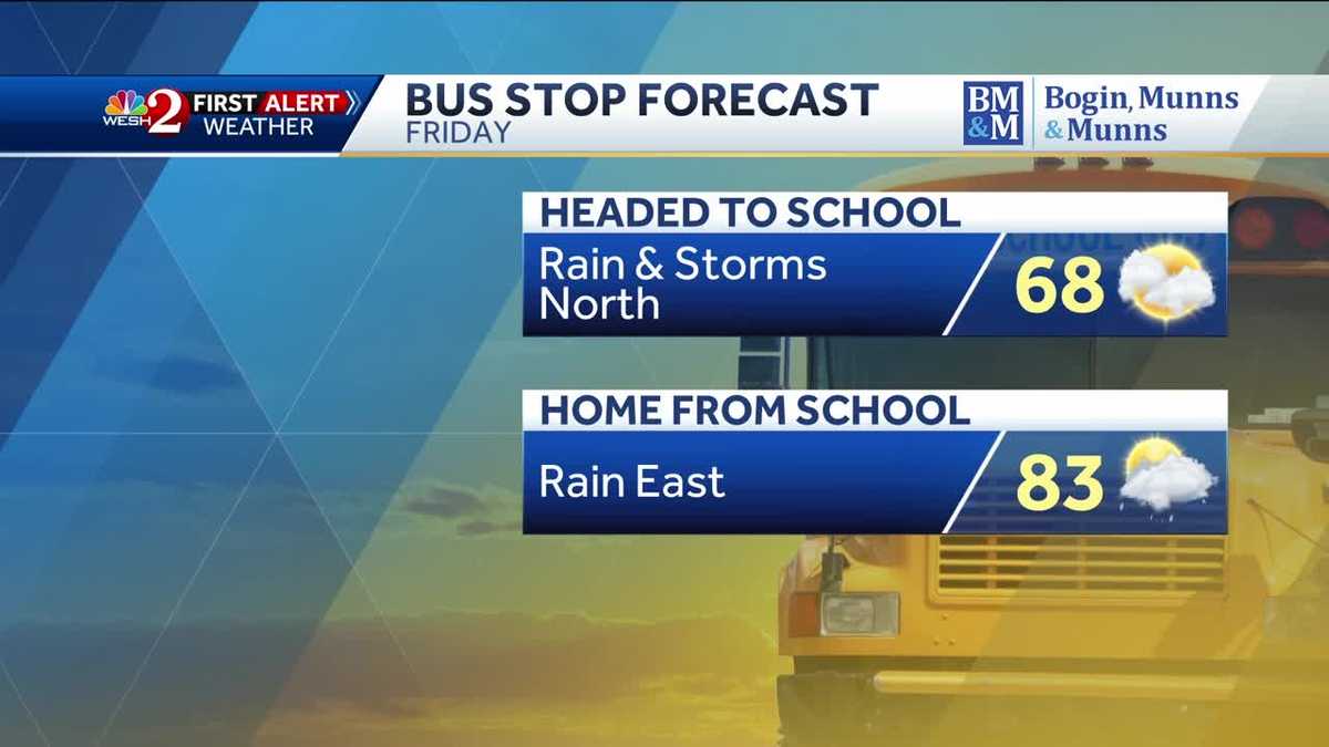 Cold front brings showers and storms