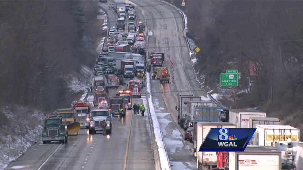 1 Fatality reported in 40 car pile-up on I-83; Buses coming in for ...