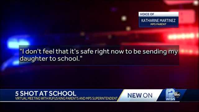 Rufus King parents say district failed to properly communicate shooting outside school - Vimarsana News