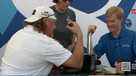'I'm nervous': vlog's Eric Hanson arm wrestles a viewer at Iowa State Fair