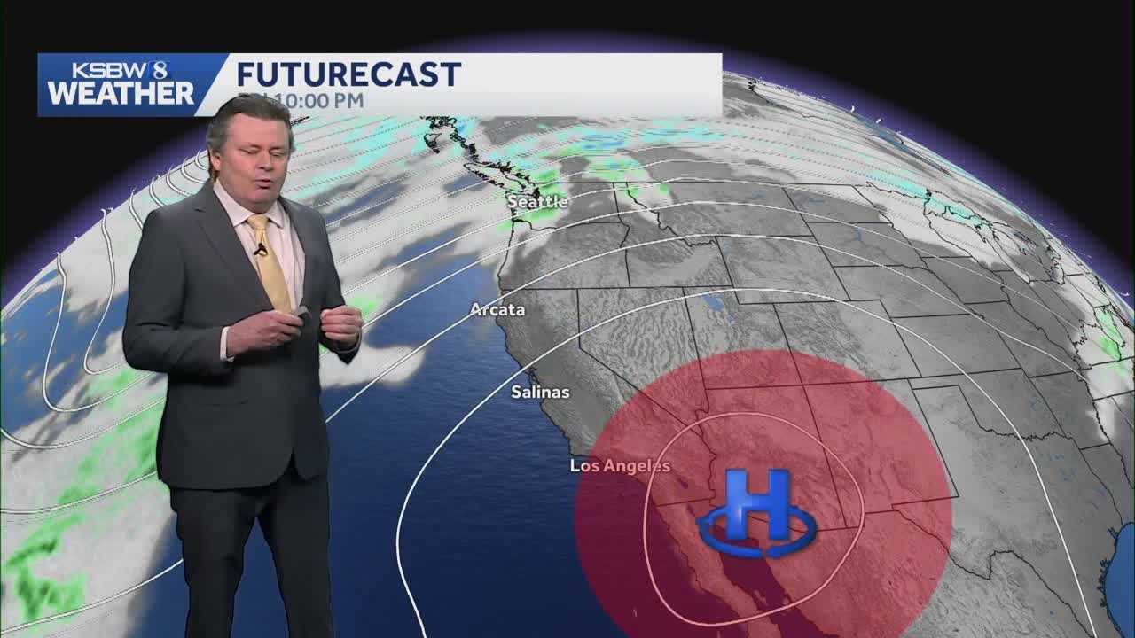 Unusually hot temperatures across Central Coast