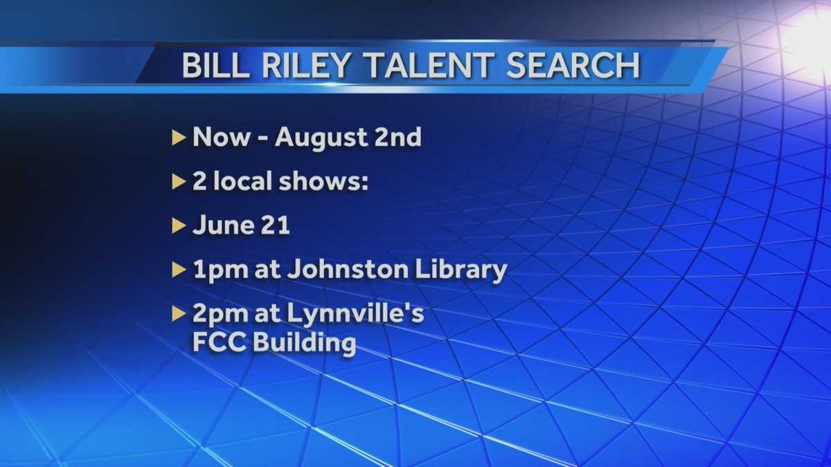 Bill Riley Talent Search happening now