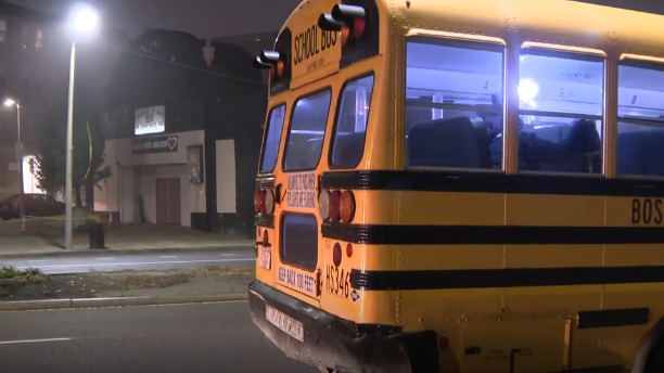 School Bus Involved in Crash in Boston