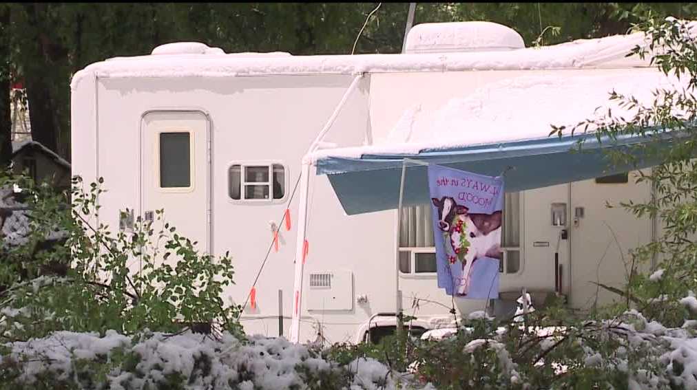 Chama RV park evacuated after heavy snow, broken tree limbs damage campsite