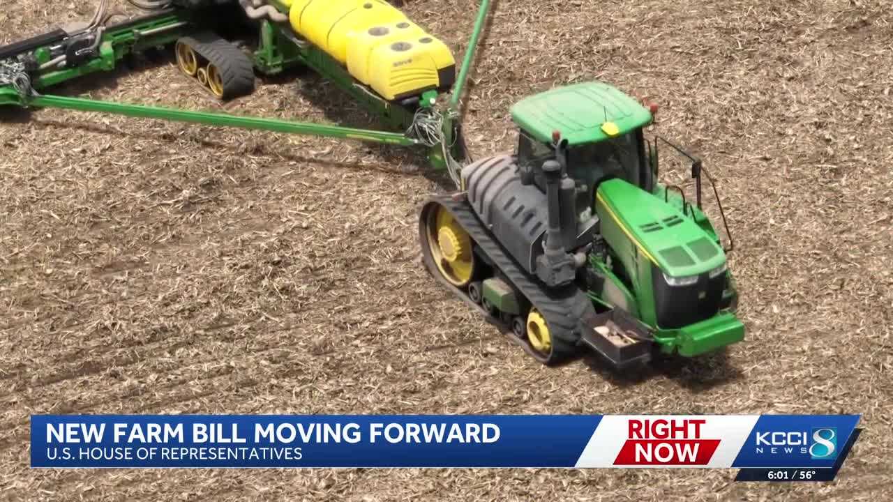 kcci.com - Beau Bowman - Iowa farmers hopeful as US House passes farm bill