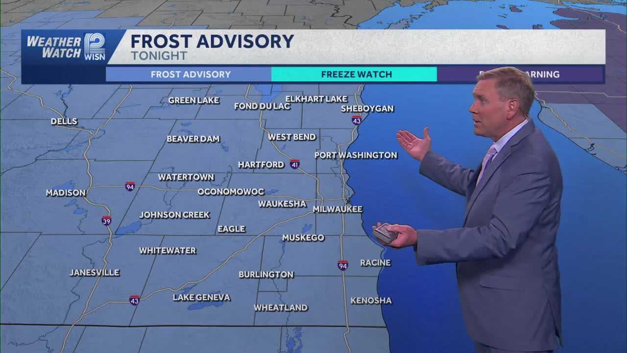Another frost advisory for SE Wisconsin