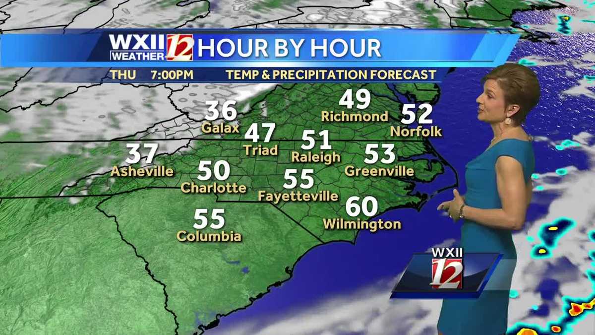 Windy and cooler for Thursday