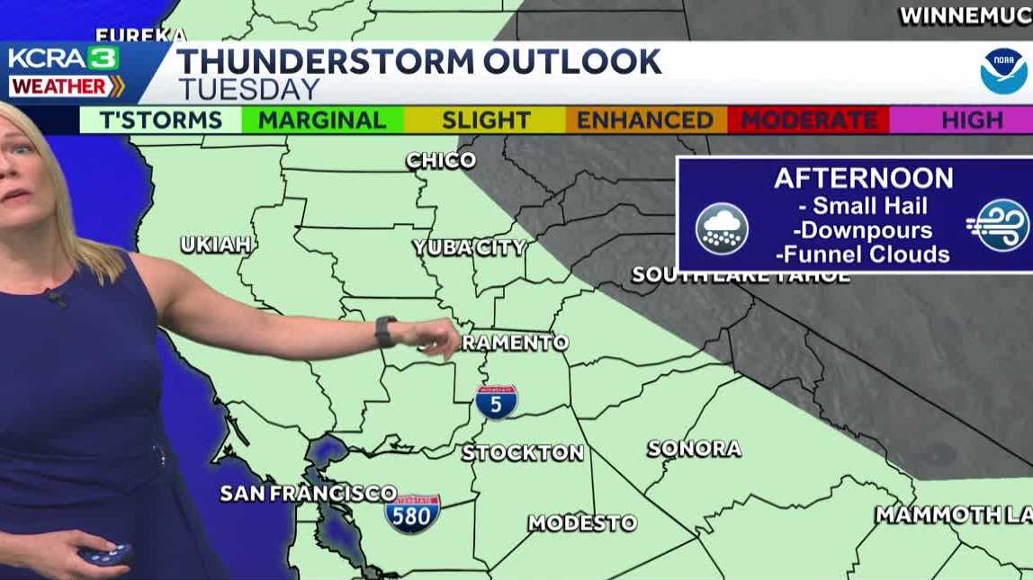Northern California forecast | Showers arrive Monday