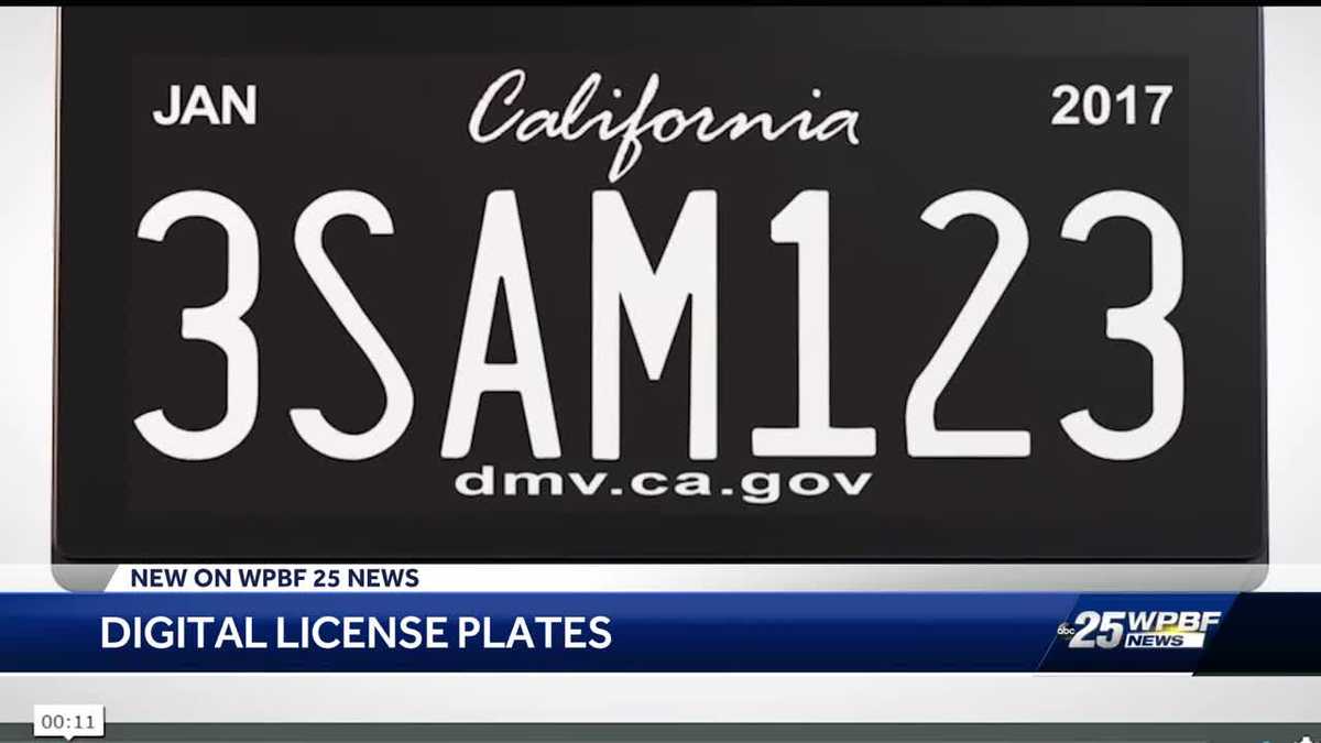 Electronic license plates coming soon to Florida