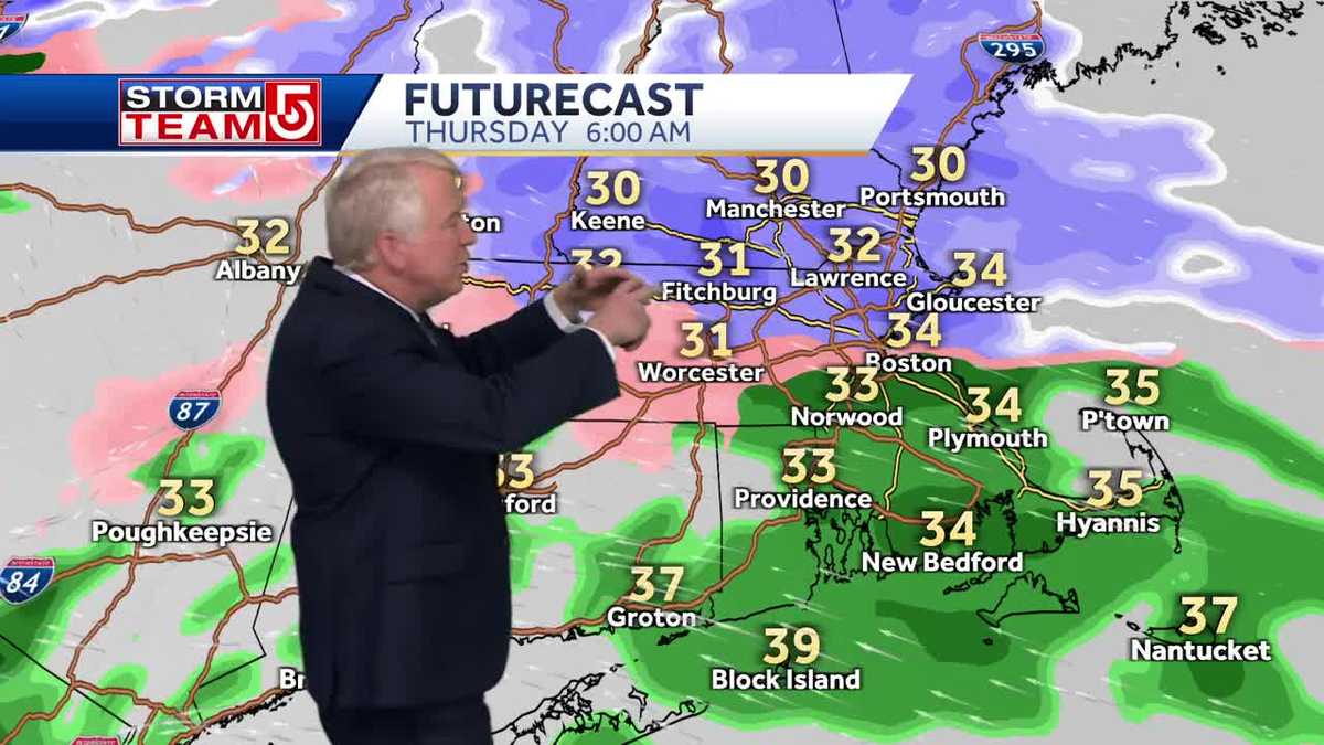 Video: Snow Wednesday night, wintry mix Thursday morning
