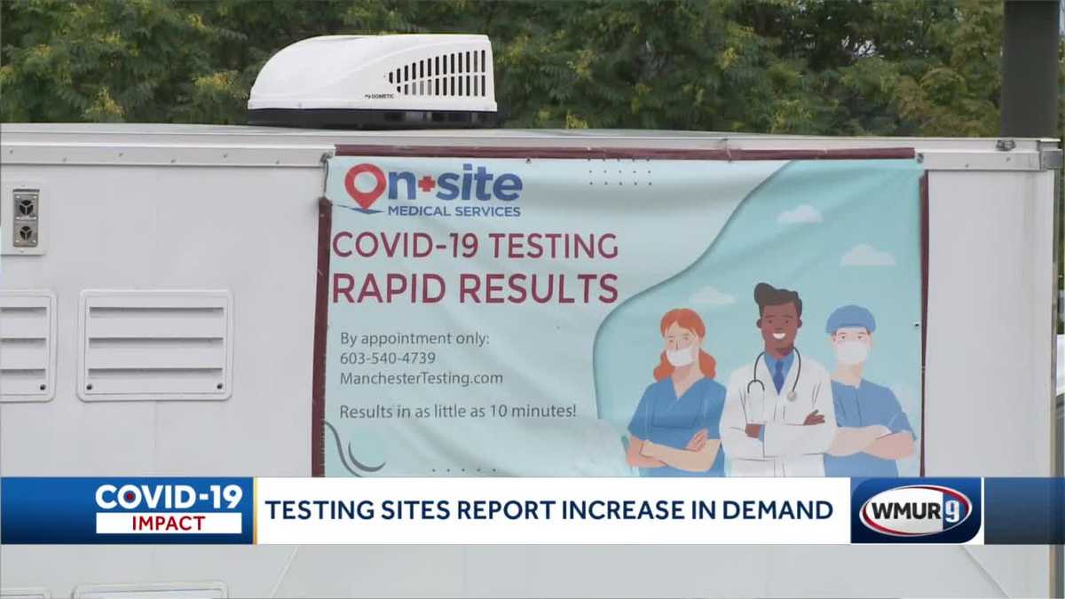 COVID19 testing sites in New Hampshire seeing increased demand