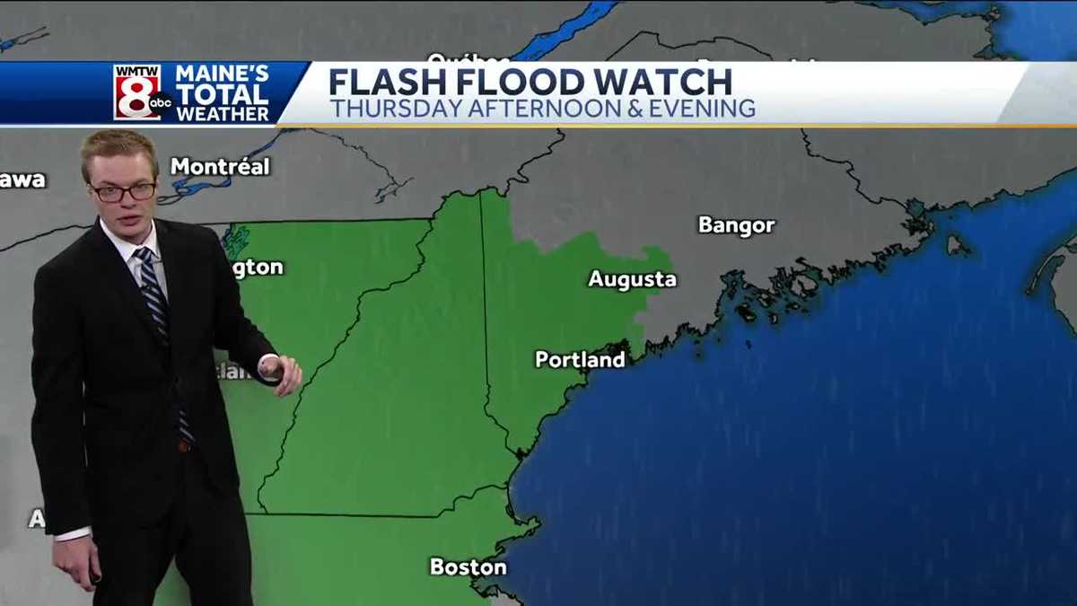 Severe storm & flash flooding threat this afternoon