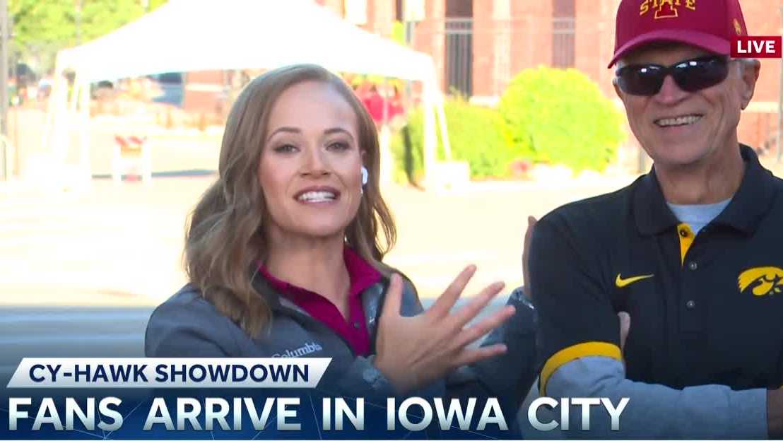 'Gotta pull for both': Iowa man says of Cy-Hawk rivalry game - KCCI