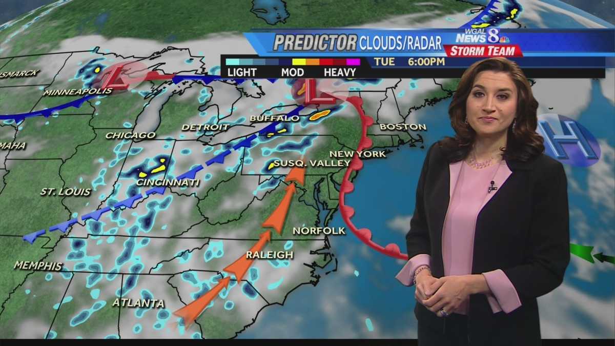 Mix of sun and clouds, isolated storms possible later
