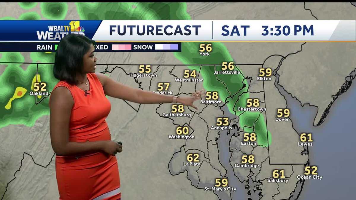 A dry start to the day before more rain arrives