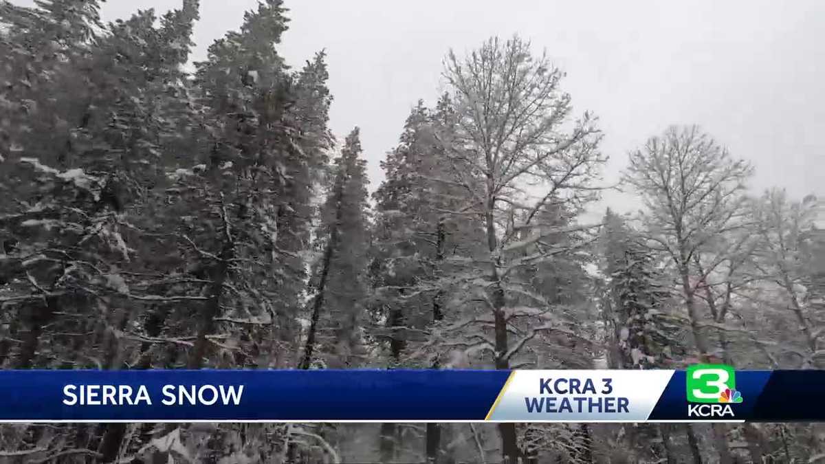 More snow, winds prompt warnings in the Sierra