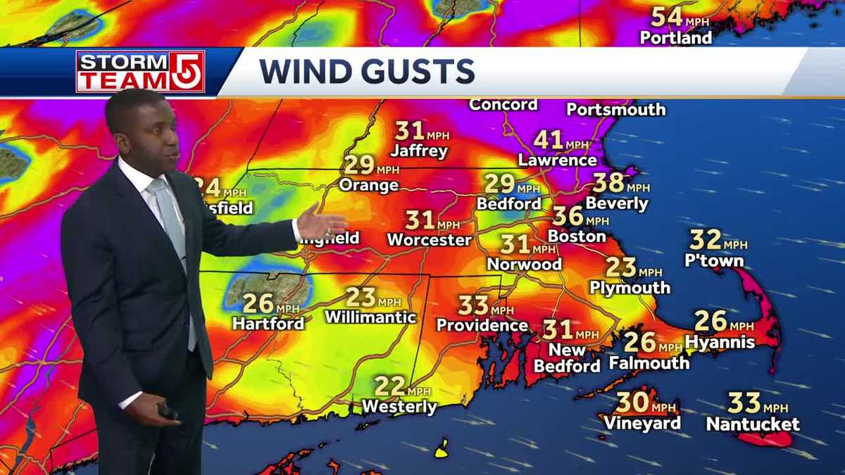 Video: Gusty and sunny before weekend rain, warmup