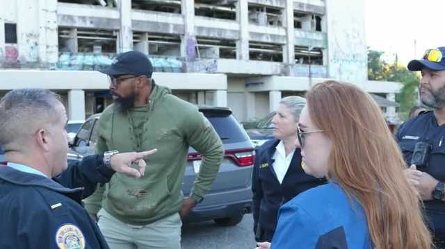 NOPD conducts homeless sweep at Bywater naval base