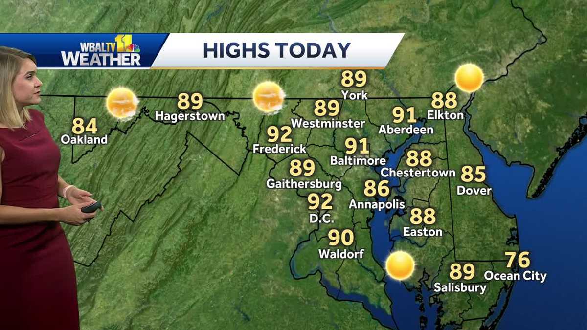 Hot and humid, heat advisory for Wednesday
