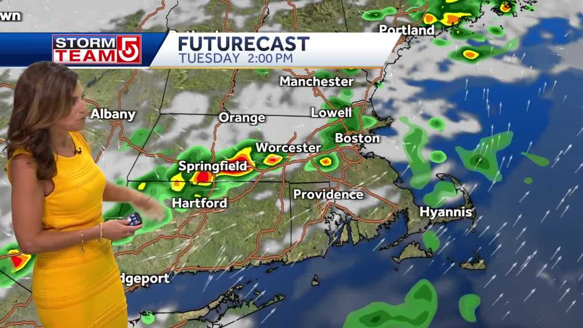 Strong to severe thunderstorms possible across Mass. on Tuesday