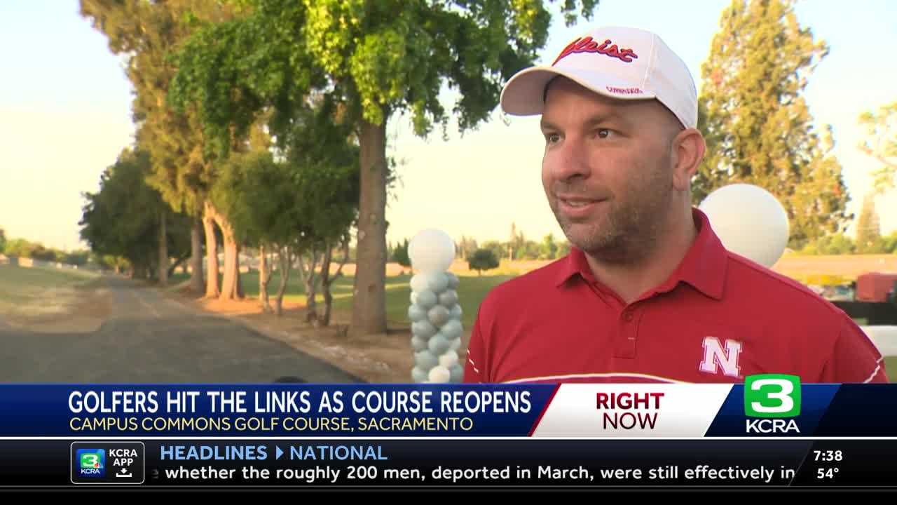kcra.com - Mike TeSelle - Campus Commons Golf Course in Sacramento reopens after years-long closure