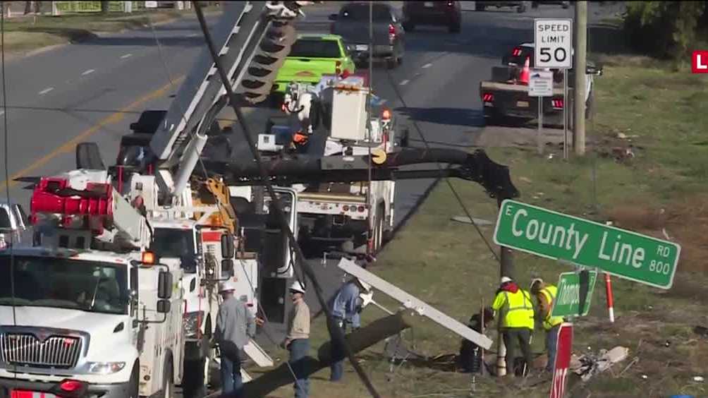Downed power line causes road closures in Springdale