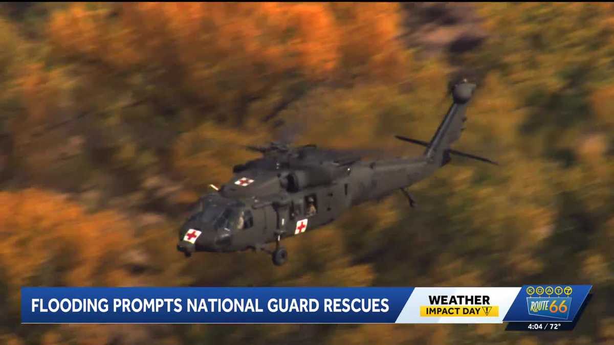 Bloomfield flooding leaves cars submerged as National Guard & state police race to rescue residents