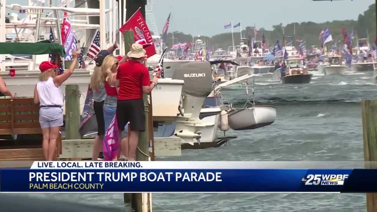 Thousands of President Trump supporters participate in boat parade Thousands of President Trump supporters participate in boat parade
