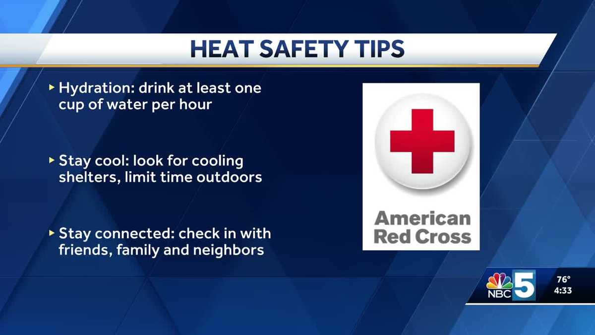 Experts provide safety tips ahead of forecast heat wave
