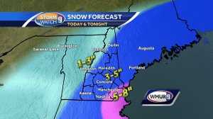 Update: Storm begins to bring snow into NH