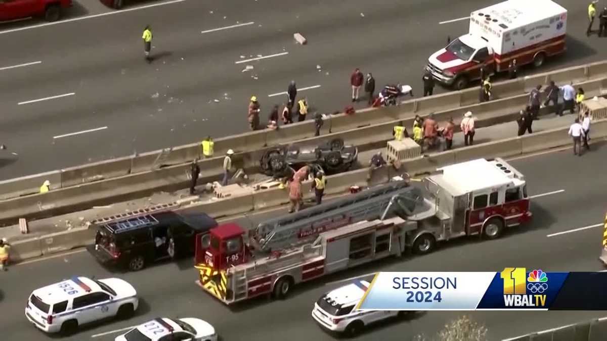 One year since 6 killed in I-695 work zone crash