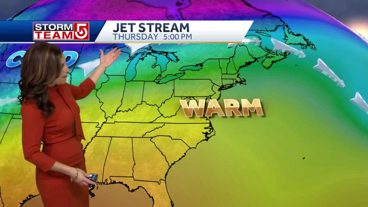Video: Chilly day before warmer weather moves in