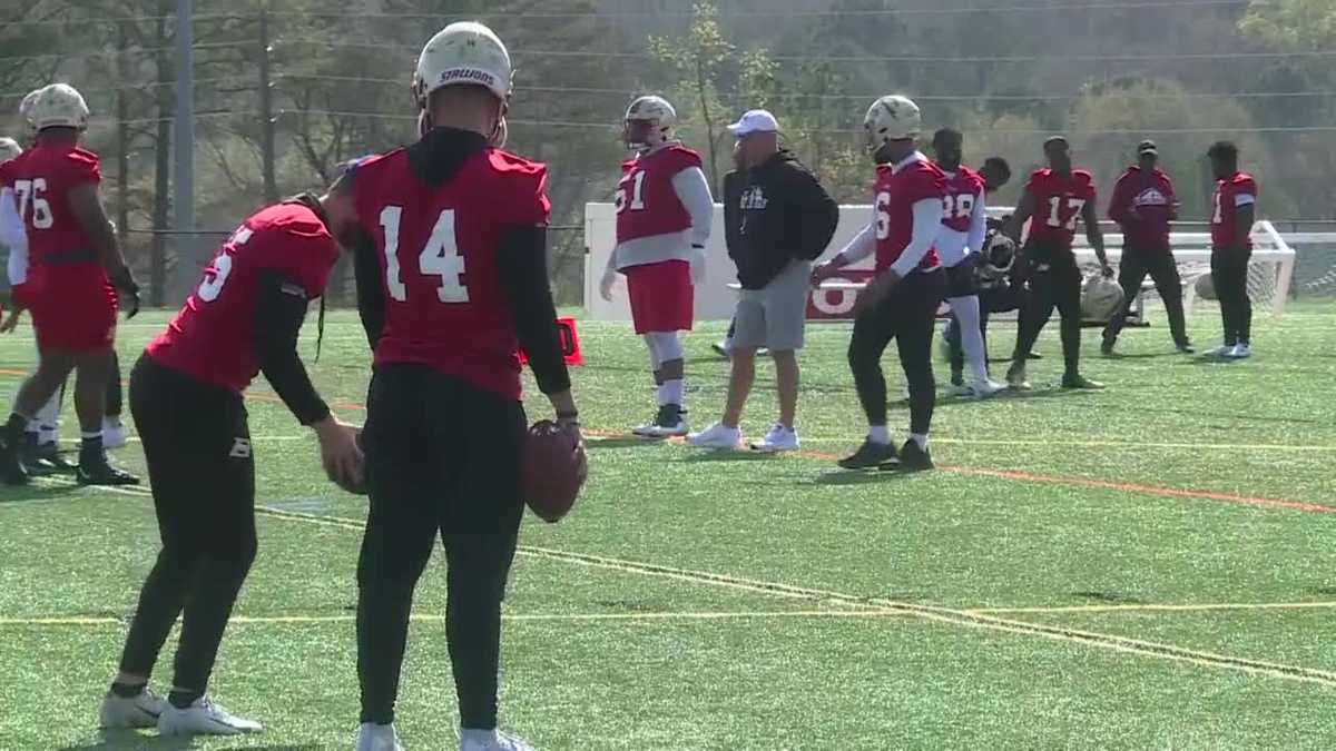 USFL Birmingham Stallions practice in Hoover ahead of season opener