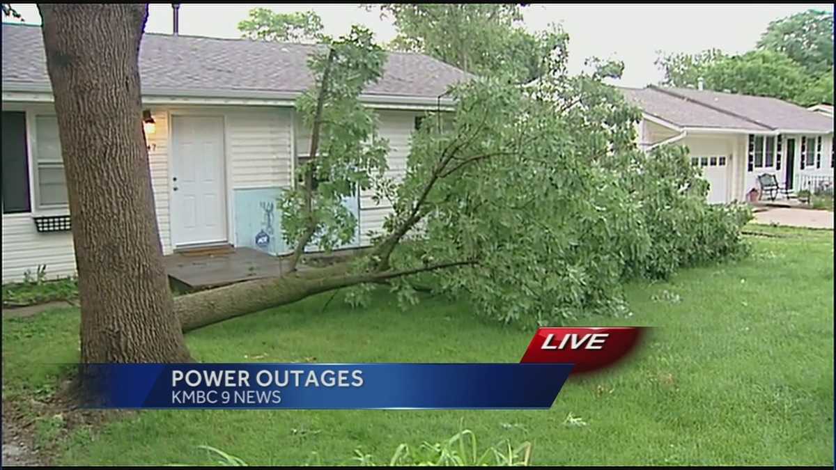 Storms knock out power to thousands in KC