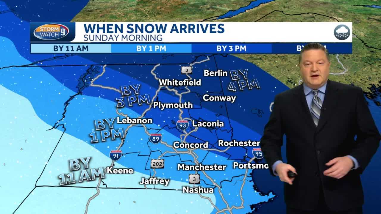 Watch: Snow Moves In