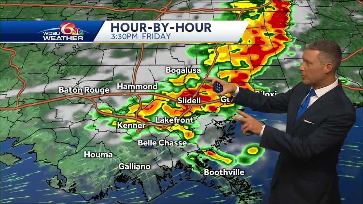 Heat and humidity with strong to possibly severe storms