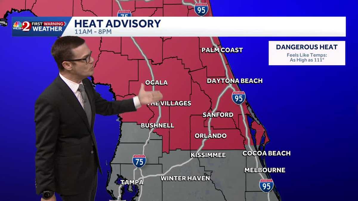 Another steamy day ahead with afternoon storms for Central Florida