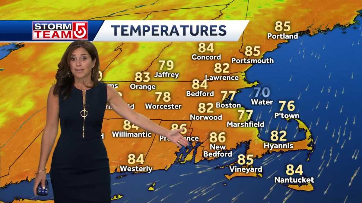 Video: Cooler weekend with spot showers