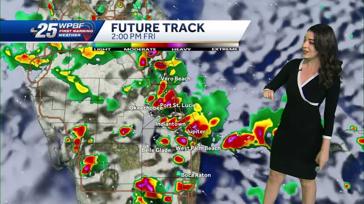 Hot and dry today; Heavy rains moving in tomorrow
