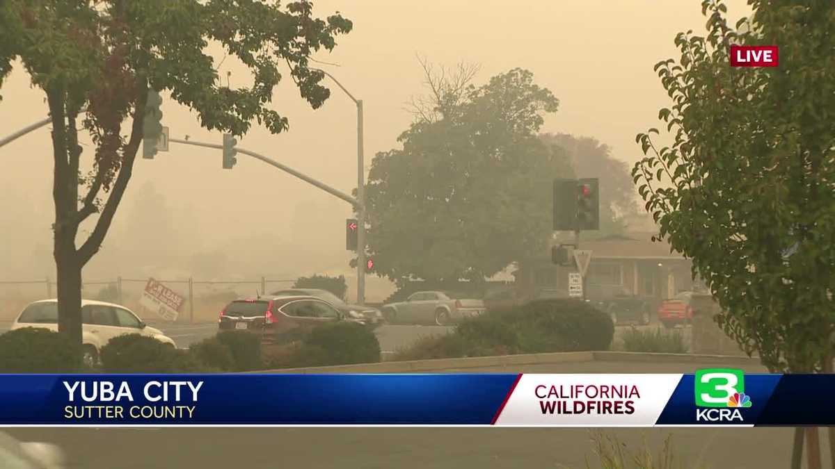 Air quality in hazardous levels in Yuba City