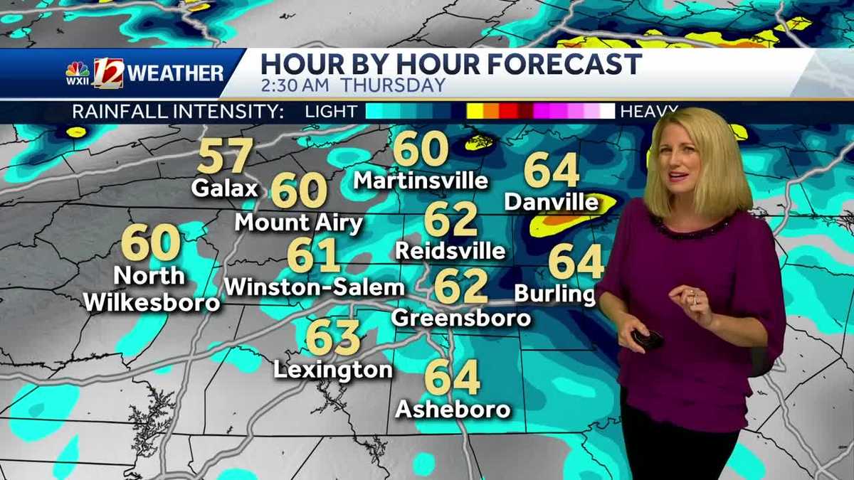 WATCH: Evening Showers Followed By Morning Fog , A Windy Thursday, And ...