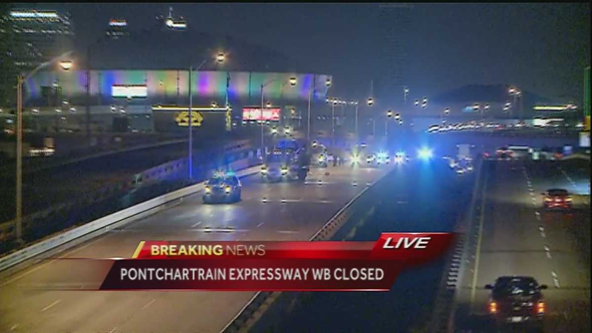 Pontchartrain Expressway westbound reopens after accident shuts down ...